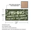 Putuo Decor Fishing Signs Decorative Plaques Wooden Plaques Signs for Living Home Door Decor Lake House Decoration Fish Finder ► Photo 2/6