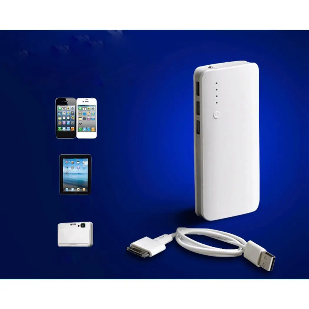 3 USB светодиодный Банк питания 20000 мАч Внешний аккумулятор PoverBank портативный мобильный телефон зарядное устройство для Xiaomi Mi samsung iPhone XS