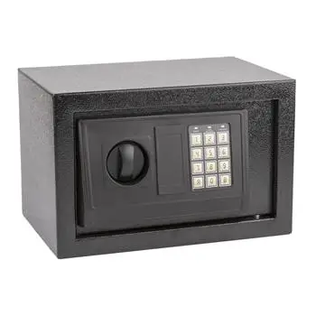 

Strongbox Solid Steel Electronic Safe Box With Digital Keypad Lock Strongbox Mini Lockable Money Cash Jewelry Storage Box