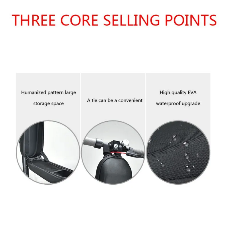 Storage Bag for XiaoMi M365 Scooter Hard Shell Large Capacity Bag Waterproof Storage Bag Charger Bag Scooter Accessories