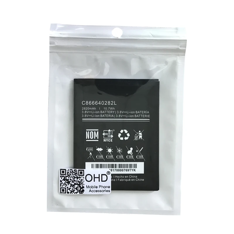 2820mAh C866640282L Replacement Li-ion Battery For Blu Life One XL X030Q Battery For BLU Studio 5.5C 5.5 C D690 D690U D690L 4