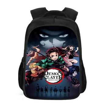 

Demon Slayer: Kimetsu No Yaiba Teenage Mochila Escolar School Backpacks Bag Boys&Girls Large Student School Bag