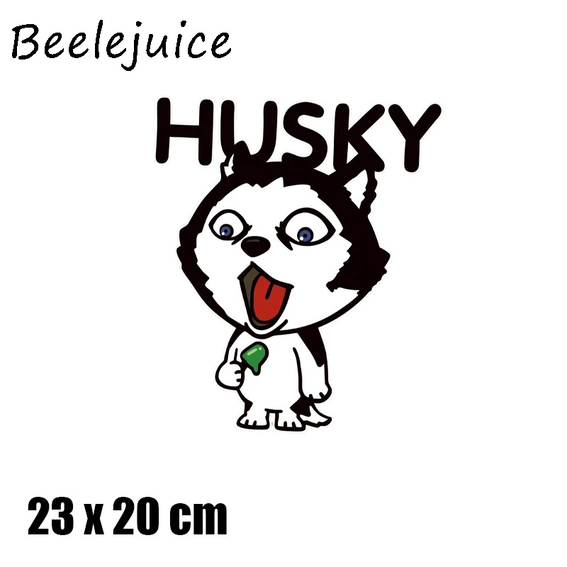 24 шт., мультипликационные нашивки для одежды Husky corgi Samoyed dog, термопереводные наклейки, декоративные аксессуары