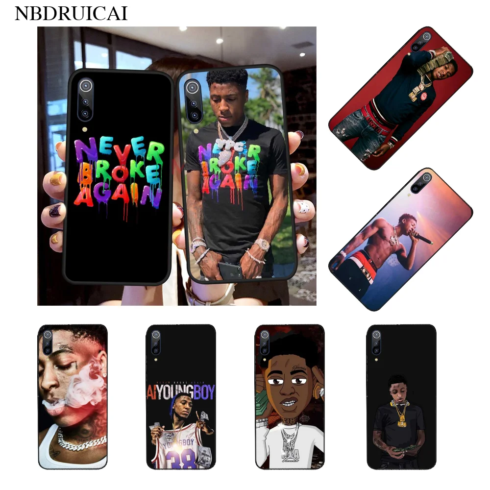 Broke Again Youngboy Quando Rondo хип хоп чехол для телефона с музыкальным принтом Xiaomi8 9 se 5X Redmi