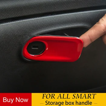 

Car co-pilot Storage Box Handle Trim for Mercedes 2015-2018 New Smart Fortwo Forfour 453 ABS Decorative Dtickers