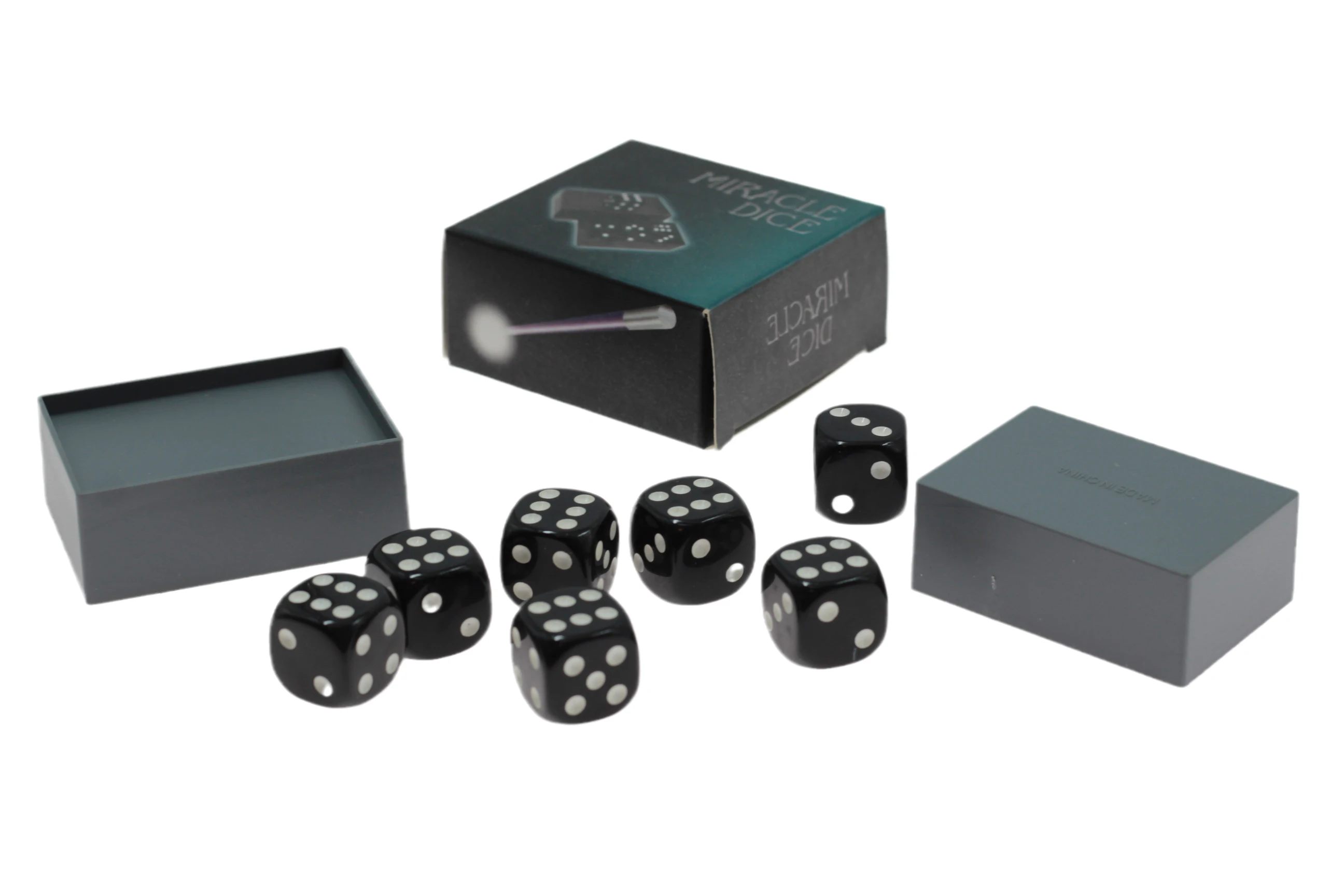 예측 기적 주사위 모든 주사위 6 마법사 장난감 마술사 쇼 착시 소품, 어린이 장난감 선물 마술 트릭, 6 개/상자