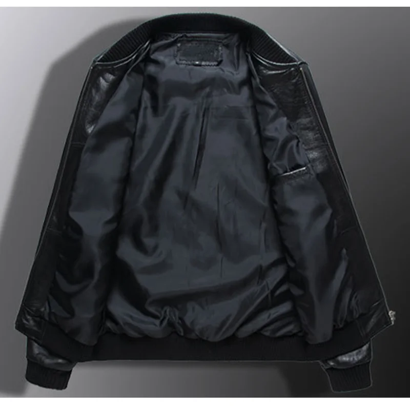 Высококачественная Мужская куртка с вышивкой из воловьей кожи, пальто из натуральной кожи 3XL, мотоциклетная куртка, куртка из натуральной кожи, приталенная черная одежда