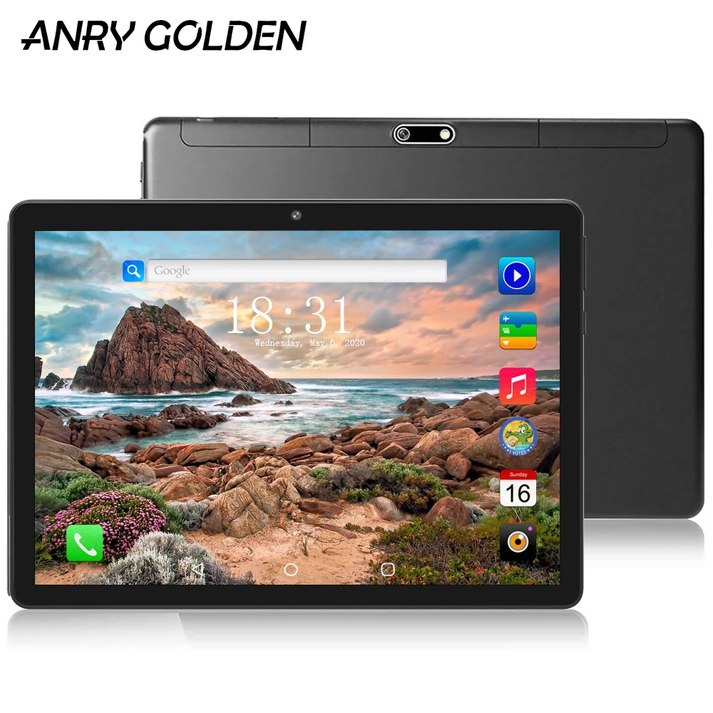 Планшетный ПК ANRY RS10 фаблет 10 дюймов Android 7 0 1280x800 IPS 3G Телефонный звонок Google Play 16 Гб