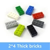 50pcs DIY Building Blocks Figures Thick Bricks 2x4 Dots Educational Creative Size Compatible With lego Plastic Toys for Children ► Photo 1/6