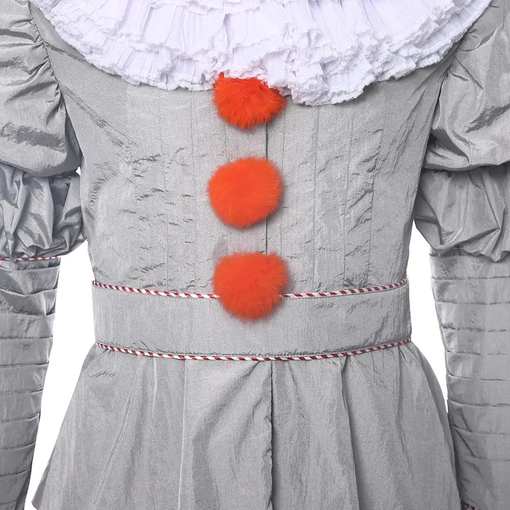 It: Chapter Two Pennywise Clown Cosplay Costume Without Mask, Shoes, Boots - Horror Halloween Outfit for Men and Women image 6