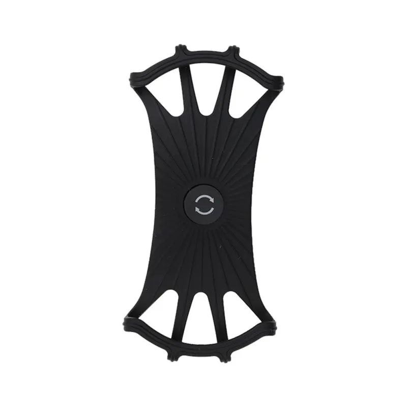 360° Rotation Motorcycle Bicycle Handlebar Phone Mount Silicone Cell Phone Holder