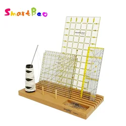 Station de règles en bois de 12 pouces, règle de 12 pouces ou 30cm en Patchwork 
