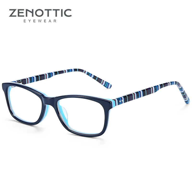 ZENOTTIC детские очки, квадратные очки, оправа для мальчиков, оптические очки, оправа для девочек, очки, оправа, прозрачные очки BT5000