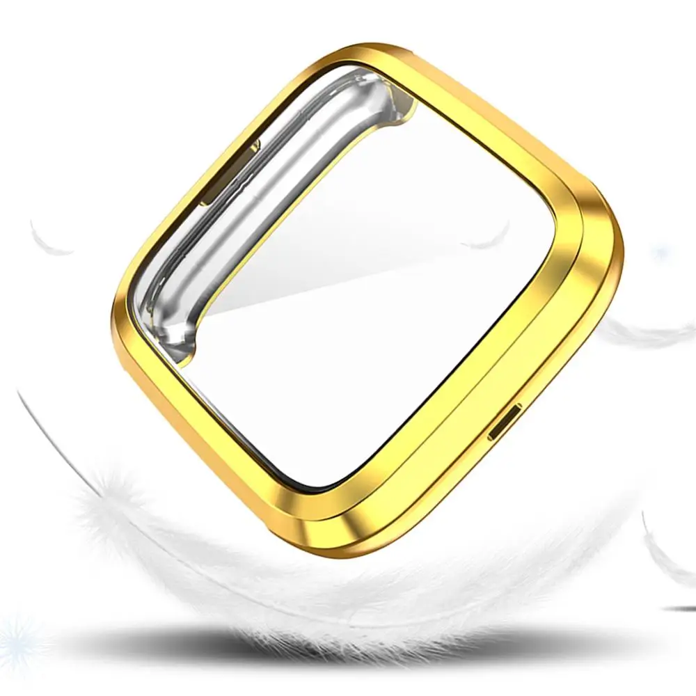 FIFATA Plating TPU Protective Shell & Screen Protector Case