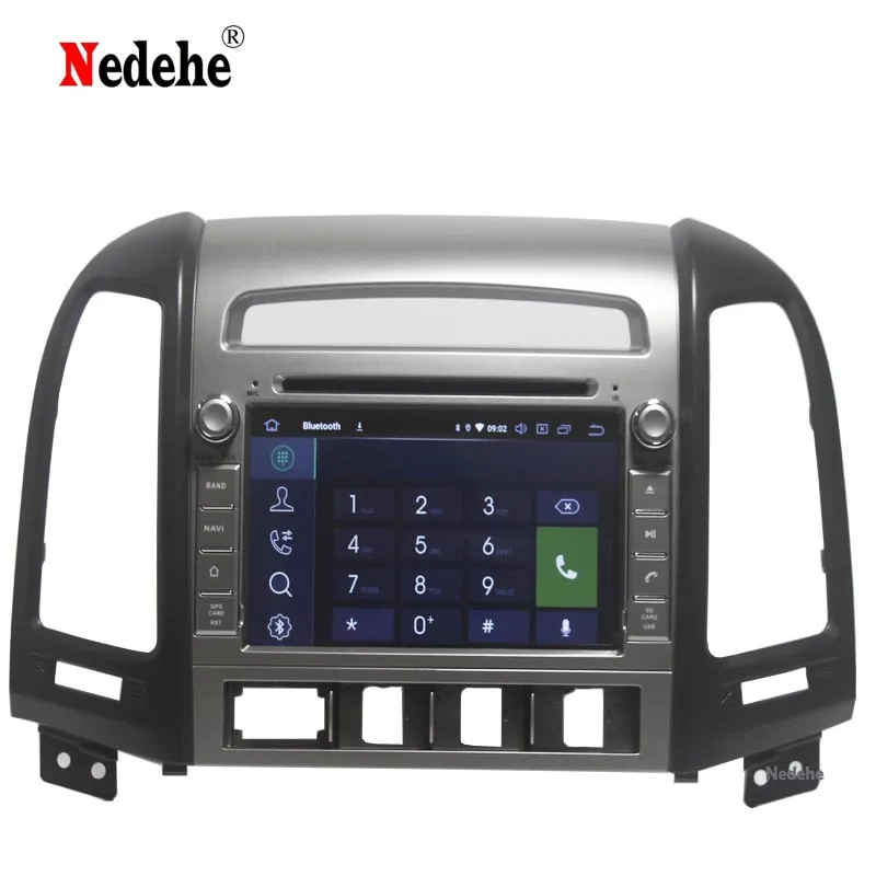 2din 1024*600 Octa Core 4G Android 9 0 Автомагнитола DVD GPS для Hyundai Santa Fe 2006 2012 головное устройство