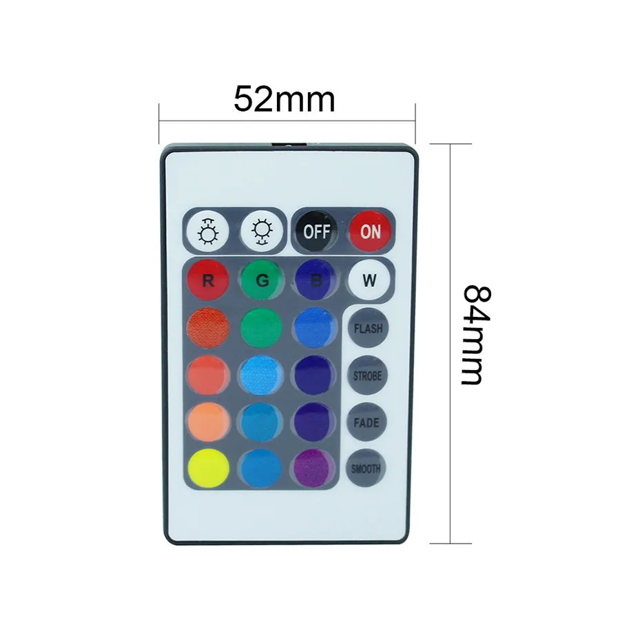 Мини DC12V24 ключ RGB контроллер Инфракрасный пульт дистанционного управления, мини-приемник контрольная лампа модуль