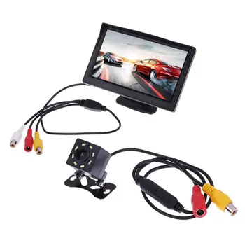 

5 Inch TFT LCD Rear View Monitor Night Vision Waterproof Reversing Standby Camera Reversing Camera Quality Car Monitor