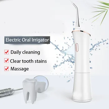 

Electric Oral Irrigator rechargeable Water Flosser Portable Dental Water Jet Waterproof Water pulse Teeth Cleaner