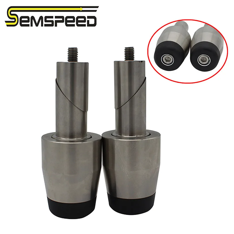 SEMSPEED 7/8 'དྷ мм наконечники для рукоятки мотоцикла из нержавеющей стали Honda Ducati