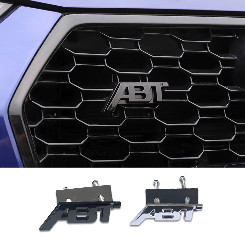 ABT для Audi решетки Стикеры s A6 C6 A3 8P A4 A1 A5 A7 A8 B6 B5 R8 RS8 RS3 S5 Авто Наклейка передней