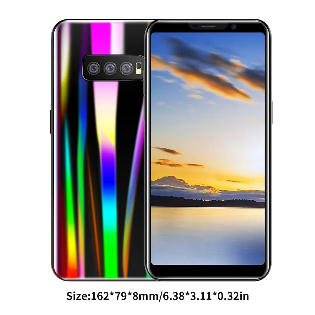 S11 5.8 Inch Tempered Glass Back Cover Smart Phone 2+32Gb Mobile Phone Fingerprint Face Recognition Smartphone