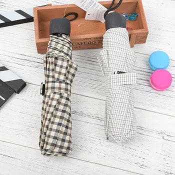 

Strong Folding Umbrella Rain Windproof 3 Folding Big Umbrella Business Women Men Quality Paraguas Uv Sunscreen British Y50