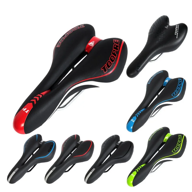 Toopre Bicycle Saddle PU Wearable Comfortable Cushion MTB Mountain Bike Folding Road Hollow Breathable | Спорт и развлечения