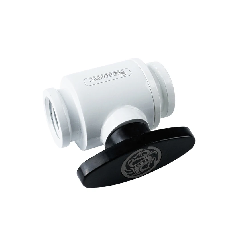 Válvula de Água com Alça Plástica Corpo de Bronze g1 Fêmea Interna para Fêmea Interruptor Refrigeração a Água Acessórios para Computador Tqfs-v1 - Imagem 2