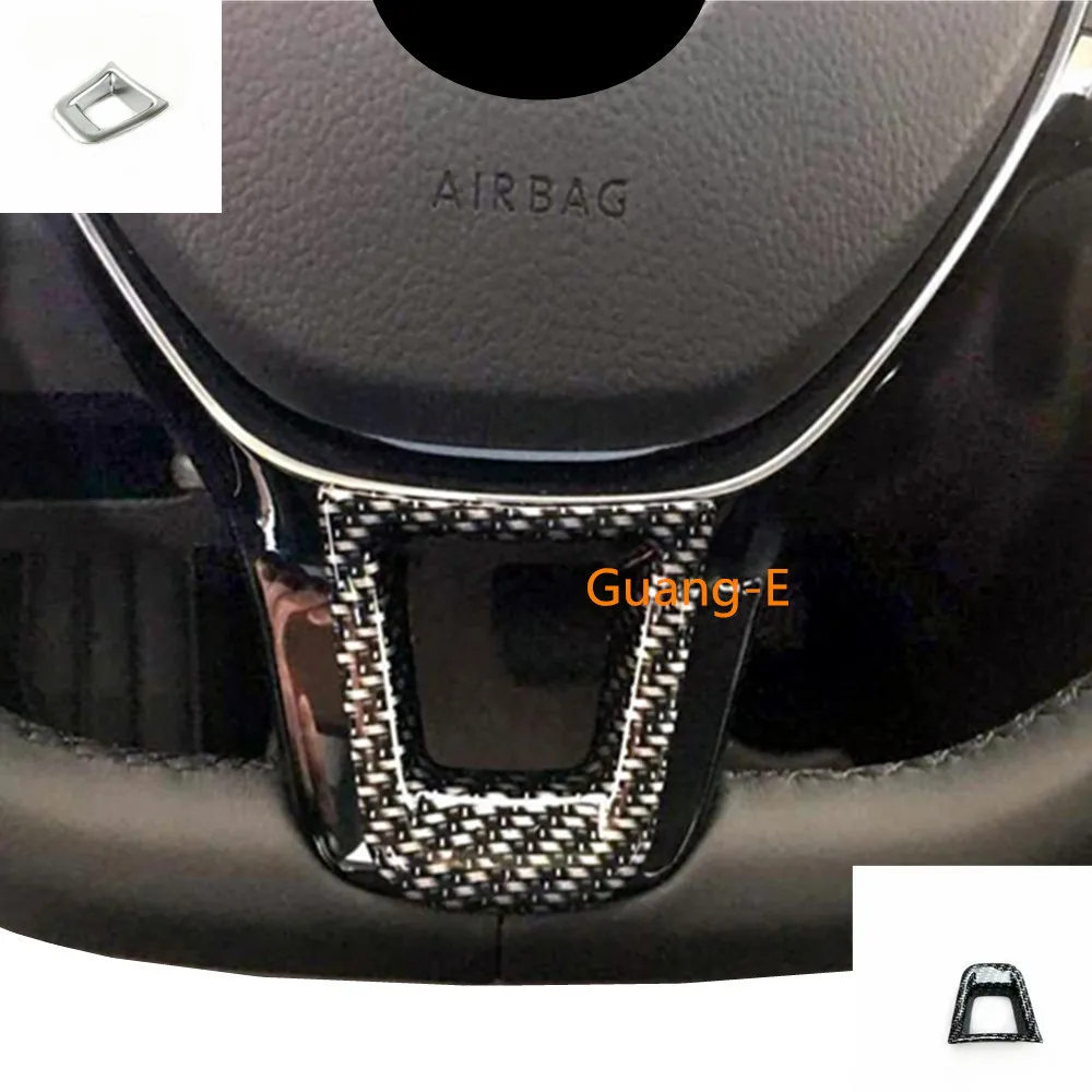 

For VW Jetta Santana 2016-2019 & CC T-Cross Sagitar T-Roc Golf Bora Tiguan Car steering wheel cover kit trim frame Lamp sticker