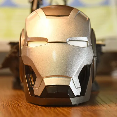 

Iron Man Wireless Speaker Robot Portable Bluetooth Speakers subwoofer Tarvel Mini soundbox with USB TF Card PC Bass Loudspeaker