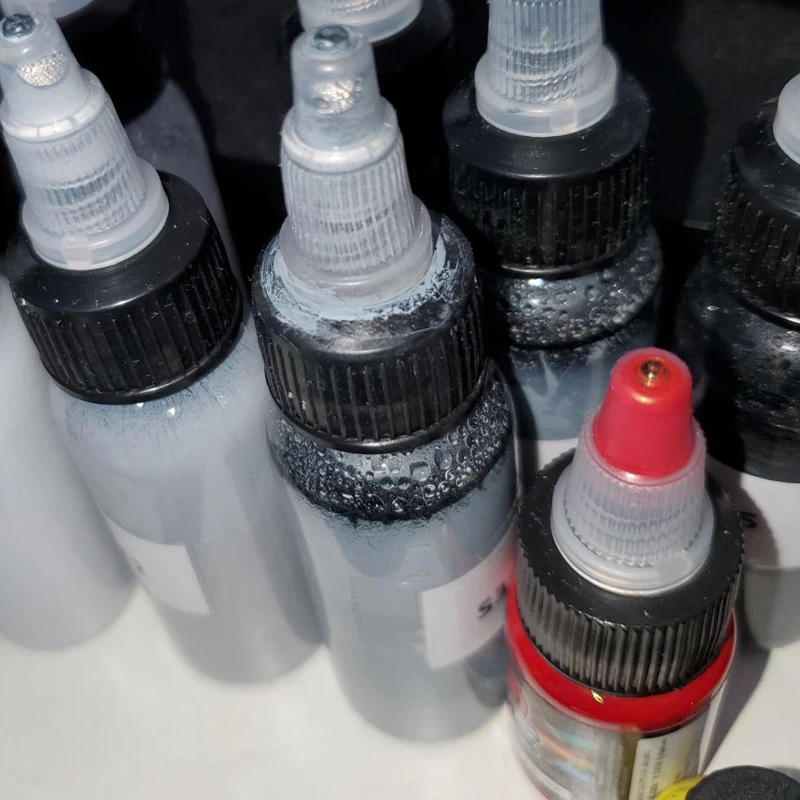 6 Bottiglie Per Liquid Da 60ml - Con Tappo A Vite - In PET Trasparente - Per E-liquid, Oli, Vernici E Colla