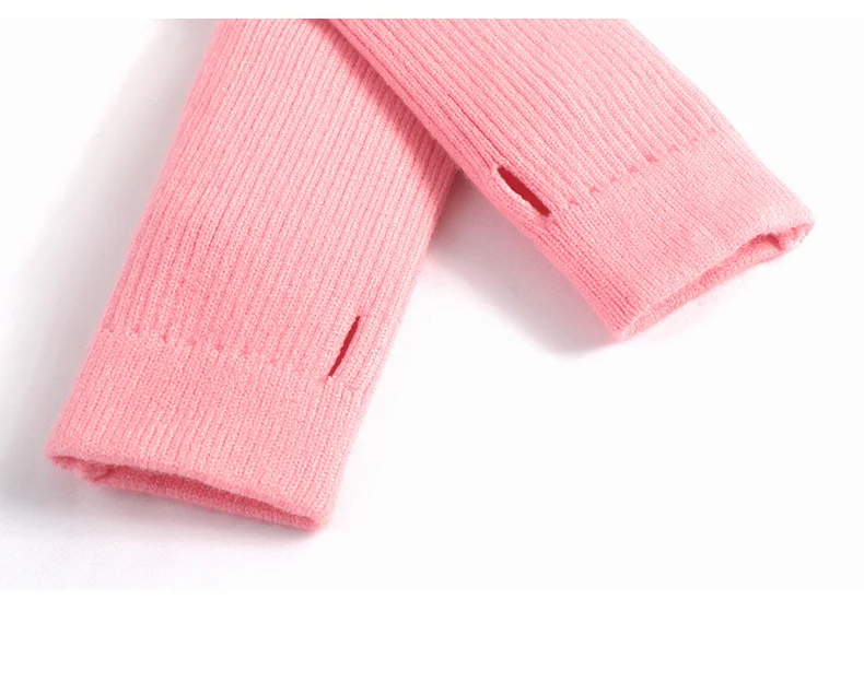 Mädchen Ballett Tanz Pullover Elastische Flache Schulter Pullover Teen Kinder Herbst Winter Tanz Pullover Langarm Strickwaren – Detail 8