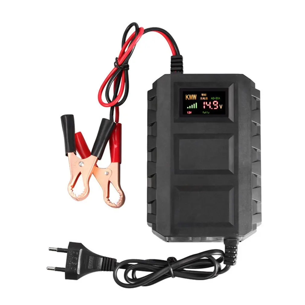 

Intelligent 12V Automobile Batteries Lead Acid Battery Charger with LED Display For Automobile Car Motorcycle LED
