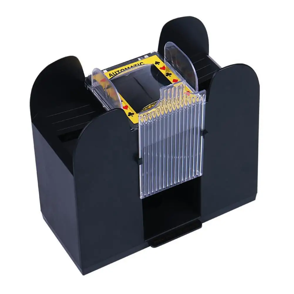 Board Game Poker Playing Card Automatic Card Shuffler Electric Board Game Cards Shuffler Six Decks Of Cards Shuffle In Seconds