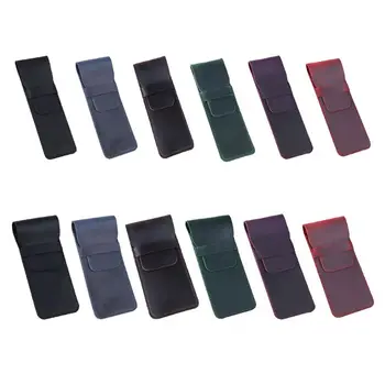 

Retro Leather Pencil Fountain Pen Bag Pouch Storage Protective Sleeve Cover Gift N0HC