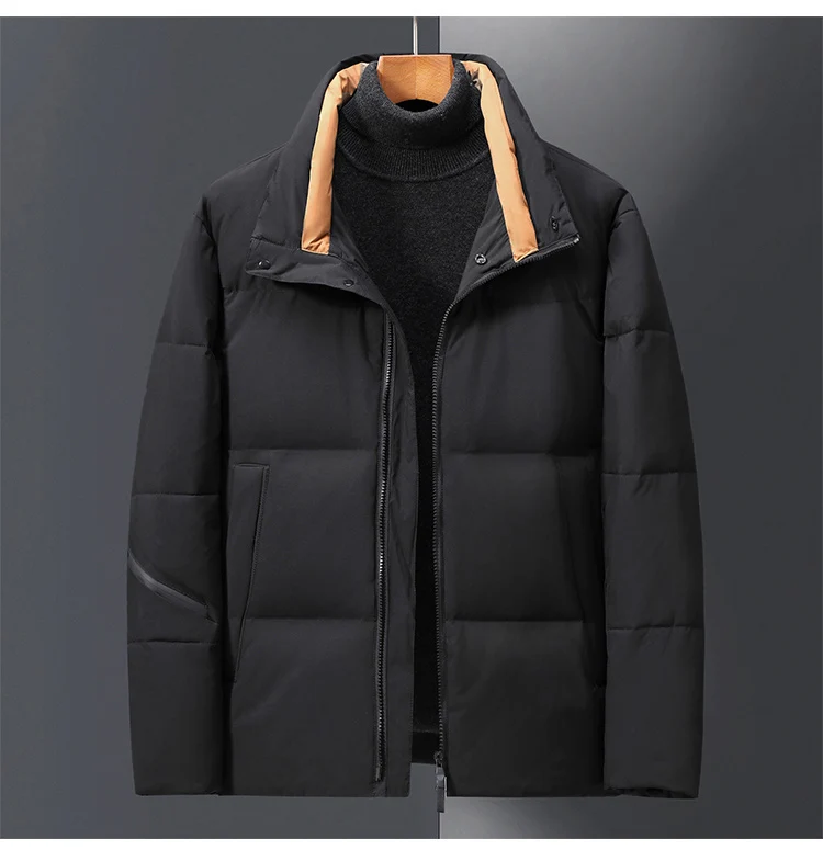 法人様限定商品 メンズダウンジャケット 冬服 厚手 暖かい シック 白 ダックダウン 黒 超大きいサイズ Other Patnacomputers Com