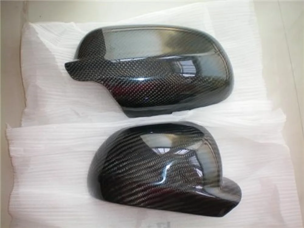 

Carbon Fiber Tape-on Mirror Covers for 1998-2005 VW Volkswagen Golf MK4 (One Big, One Small)