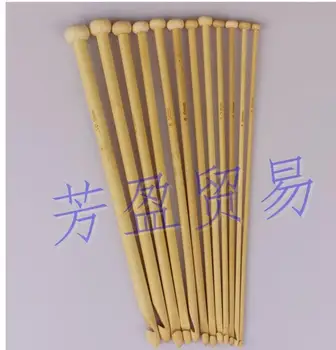 

12PCS 25CM Long Portable Weaving Tools Round Bead Head Knitting Needles Carbonizing Knitting Rod Multi-purpose Knitting Crochet
