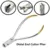 Зубоврачебные ортодонтические плоскогубцы Band Removing Forcep Bracket Brace remover plier,Weingart NITI wire back plier Стоматологический инструмент Инструмент