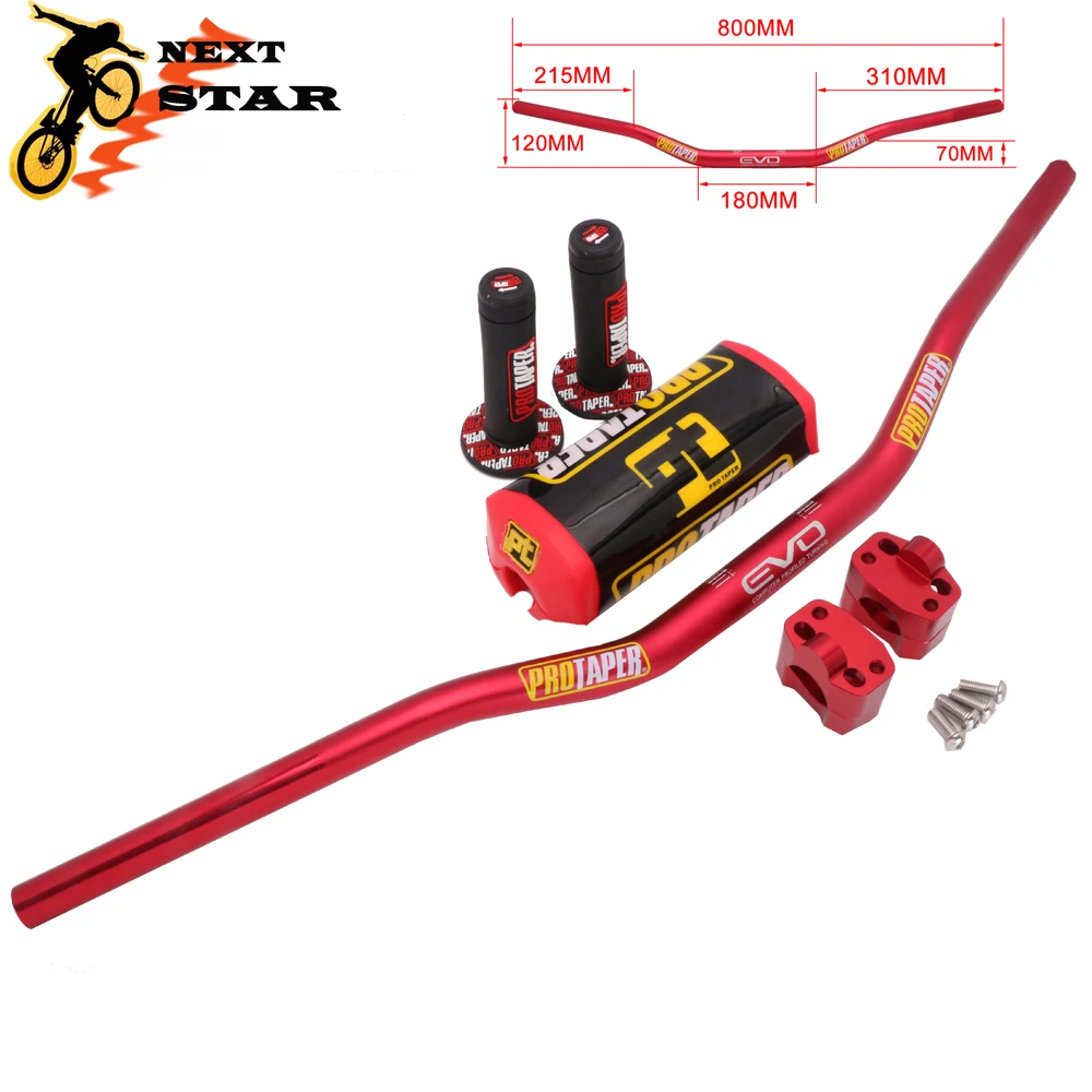 Aluminum 28mm Handlebar Bar Clamps Bar Pad Pack Fat Bar 11/8" For Pro