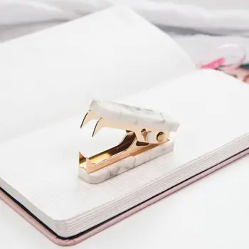 

Marble Pattern Staple Remover Nordic Mini Jaw Extractor Nail Puller Stationery