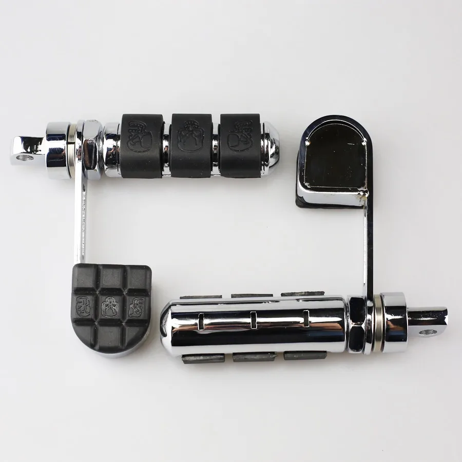 

Motorcycle Bike Footrests Footpegs Foot Pegs Pedals For Harley Dyna Glides Softail XL Honda Suzuki Yamaha Kawasaki Universal