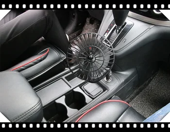 

12V Dashboard Oscillating Vehicle Car Van Truck Home Clip-On Fan 2 Speed Airflow for Nissan Altima 370Z Xmotion X-Trail Qashqai