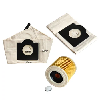 

Filter Dust Bag Set For KARCHER WD3 P WD3.300 M WD3.200 WD3.Vacuum Cleaner Parts