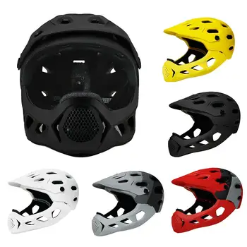 

Adult Full Face Motorcycle Off-Road MTB Bicycle Safety Head Protective Helmet Bicycle Accessories Replacement Parts