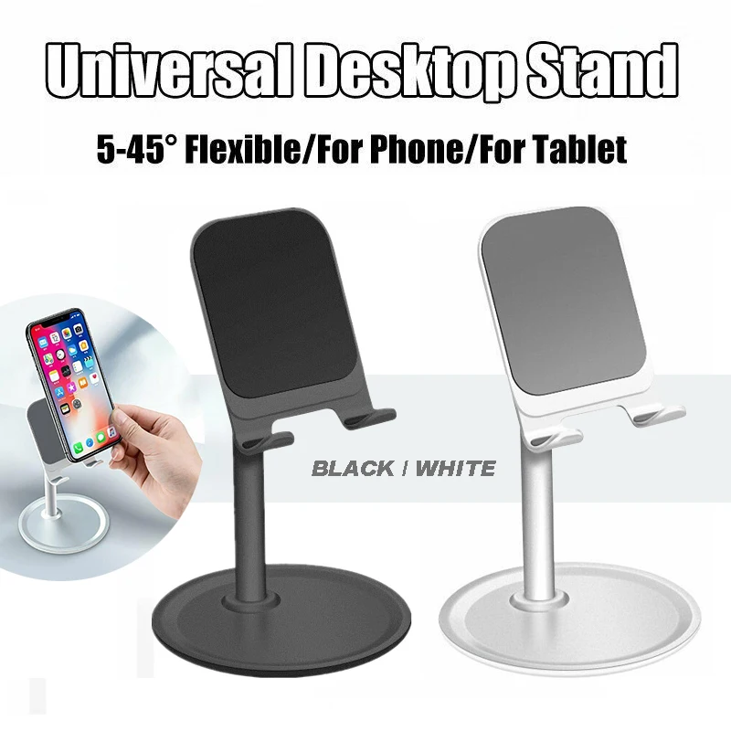 

Mobile Cell Phone Portable Desktop Phone Bracket Aluminum Alloy Lazy Stand For Huawei MAte 20 X P30 pro Tablet Desk Stand Holder