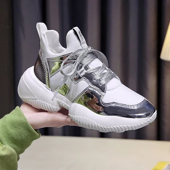 

BIGFIRSE 2020 Fashion Shoes For Women Flyknit Air Mesh Rubber Shoes Woman Leisure Shoes New Zapatos Mujer Women Sneakers Outdoor