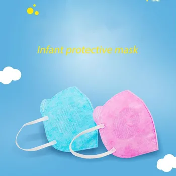 

6PCS Kids Protective Mask 3Layer Face Mask PM 2.5 Anti-Fog Haze Dustproof Windproof Mask For Children Highly Safety Mouth Mask