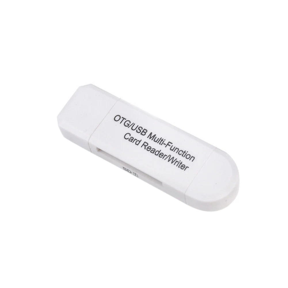USB 3,0 кард-ридер Plug-and-play Hot Swap TF безопасные цифровые карты памяти телефон OTG Кабель-адаптер для Android ноутбука ПК - Цвет: white