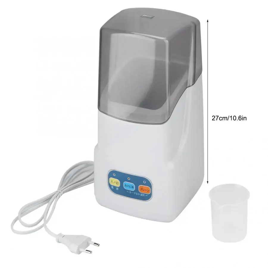 Мини Электрический автоматический Йогуртница машина йогурт DIY инструмент пластиковый контейнер Kithchen прибор ЕС 220 В